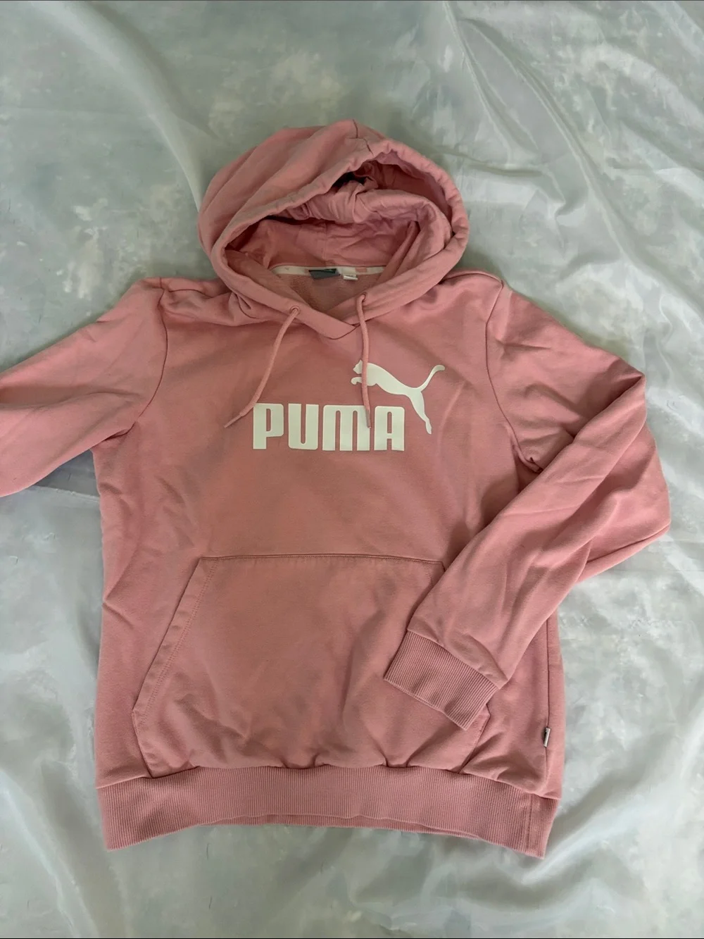 Puma Dusty Rose Hoodie with White Logo